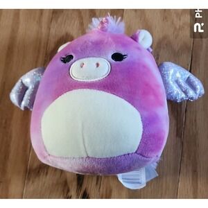 Squishmallows Unicorn Plush Purple Tie Dye Wings Stuffed‎ Animal Toy